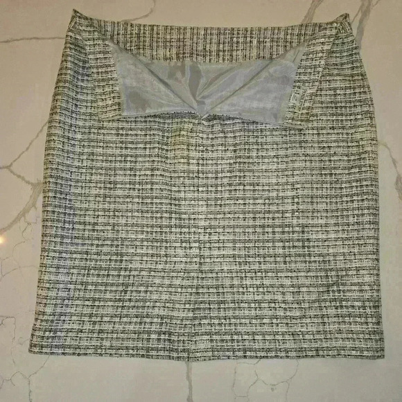 Pendleton Womens Plus Tweed Midi Straight Skirt Blue Gray Size 20W - Picture 2 of 9